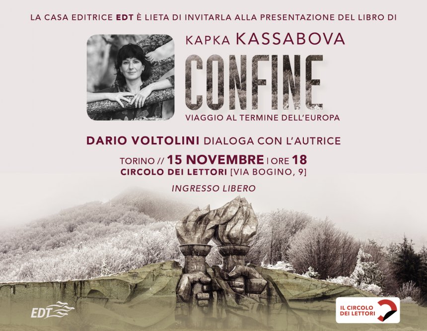 kapka kassabova confine presentazione circolo dei lettori torino eventi